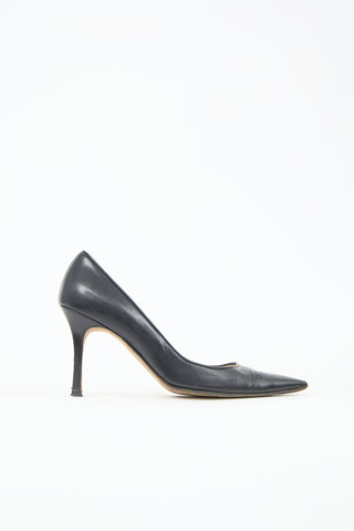 Manolo Blahnik Leather BB Pump