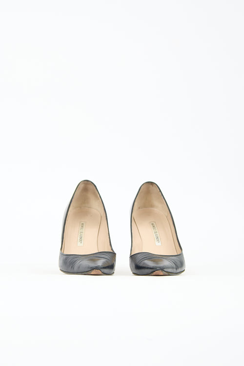 Manolo Blahnik Leather BB Pump