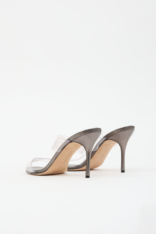 Manolo Blahnik Leather Scolto Sandal
