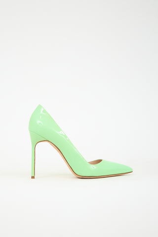 Manolo Blahnik Patent Leather BB 105 Pump