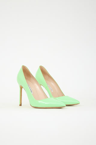 Manolo Blahnik Patent Leather BB 105 Pump