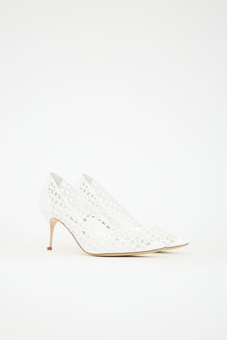 Manolo Blahnik Patent BB Laserato Heel