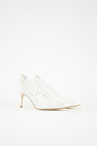Manolo Blahnik Patent BB Laserato Heel