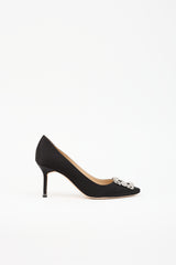 Manolo Blahnik Satin Hangisi Pump