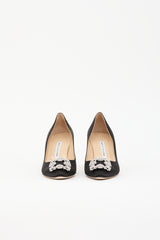 Manolo Blahnik Satin Hangisi Pump