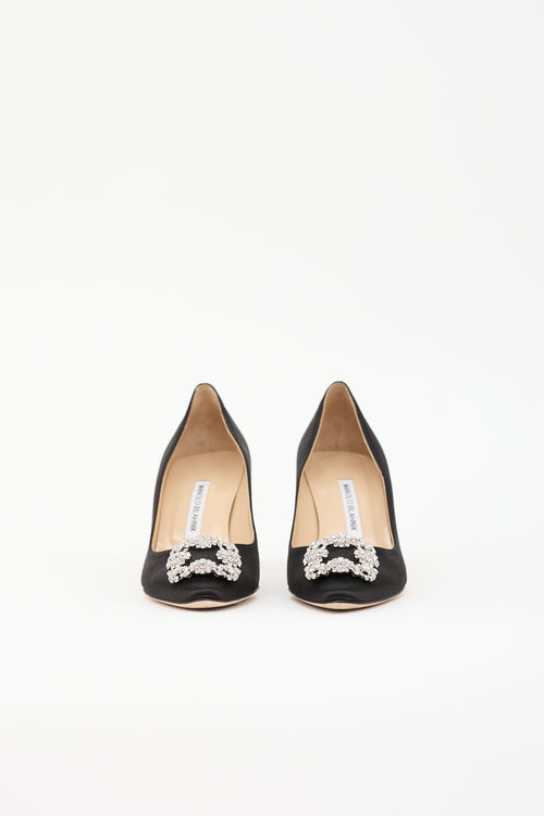 Manolo Blahnik Satin Hangisi Pump