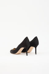 Manolo Blahnik Satin Hangisi Pump