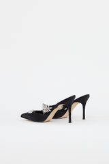 Manolo Blahnik Satin Lurum Mule