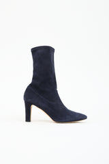 Manolo Blahnik Suede Ankle Boot