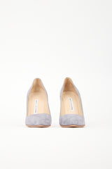 Manolo Blahnik Suede BB Pump