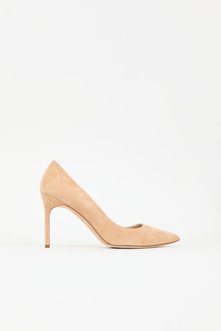 Manolo Blahnik Suede BB Pump