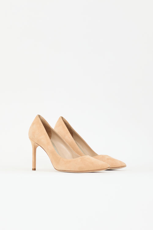Manolo Blahnik Suede BB Pump
