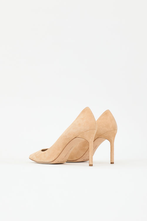 Manolo Blahnik Suede BB Pump