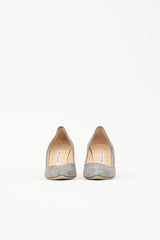 Manolo Blahnik Suede Pointed Toe Pump