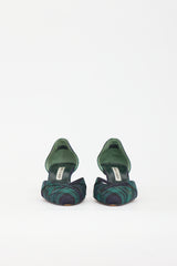 Manolo Blahnik Tartan D'Orsay Heel