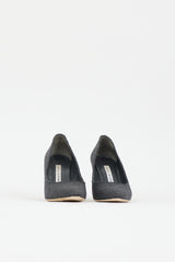 Manolo Blahnik Wool Pump