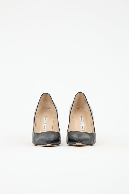 Manolo Blahnik Leather BB Pump