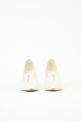 Manolo Blahnik Patent Laser Cut BB Pump