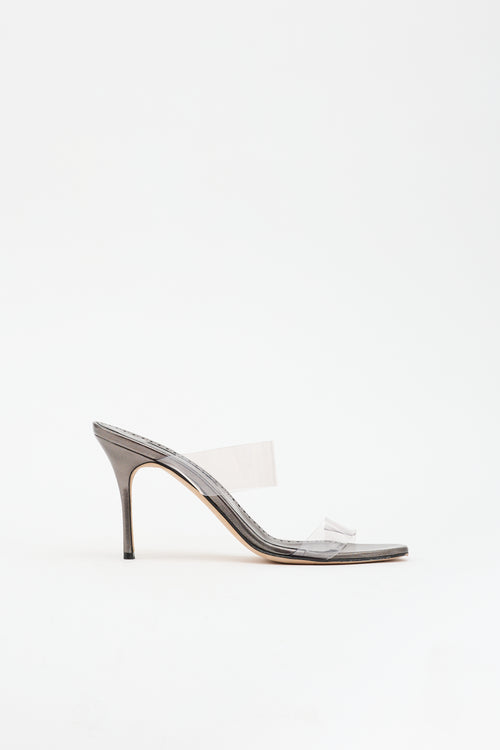 Manolo Blahnik Leather Scolto Sandal