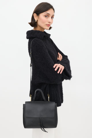 Mansur Gavriel Black Leather Lady Bag