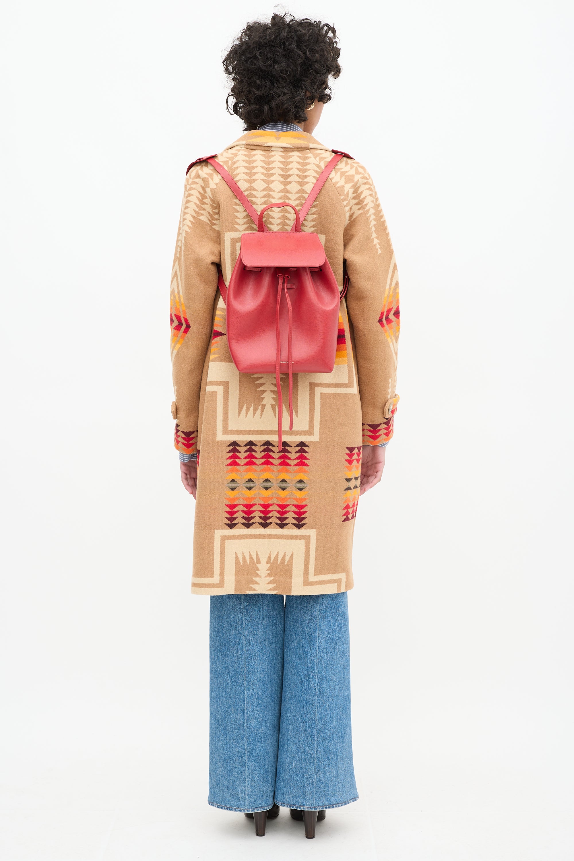 cammello mini backpack mansur gavriel Mansur Gavriel // Red Leather Classic Backpack – VSP Consignment