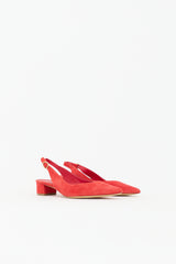 Mansur Gavriel Suede Slingback Heel