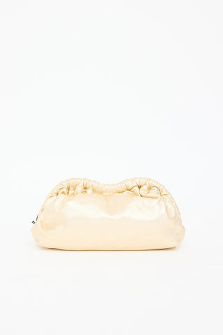 Mansur Gavriel Metallic Oversized Clutch