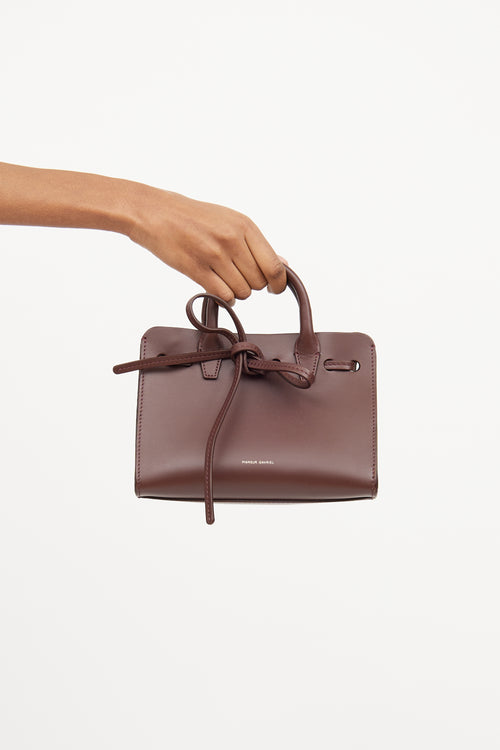 Mansur Gavriel Brown Mini Sun Bag