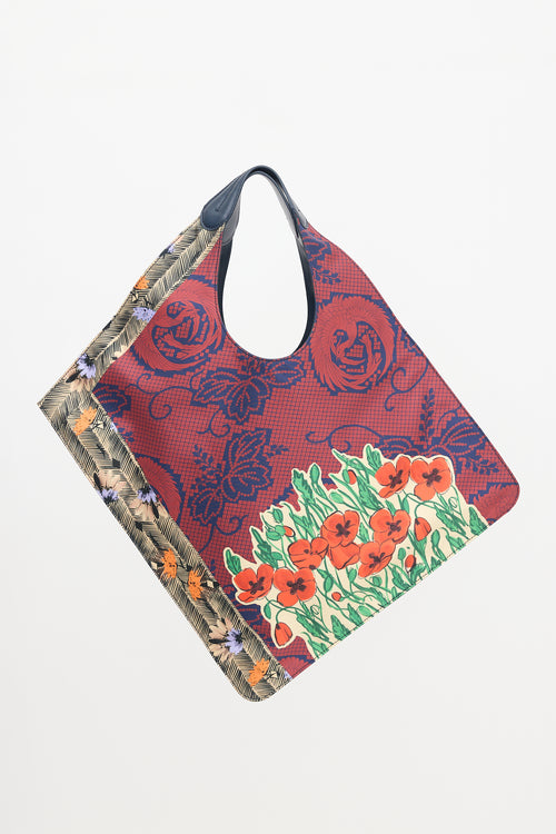 Mantero 1902 Printed Carré Shoulder Bag