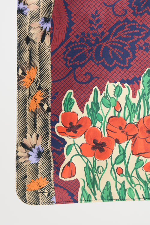 Mantero 1902 Printed Carré Shoulder Bag