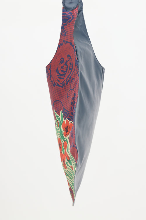 Mantero 1902 Printed Carré Shoulder Bag