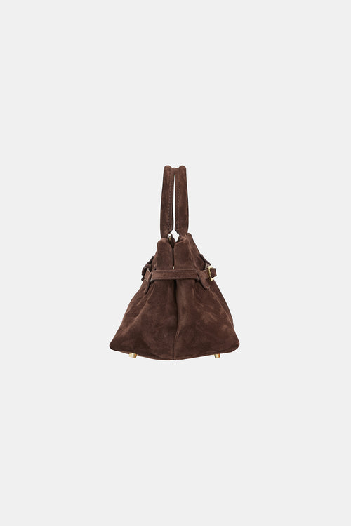 Manu Atelier Suede Le Cambon 25 Bag