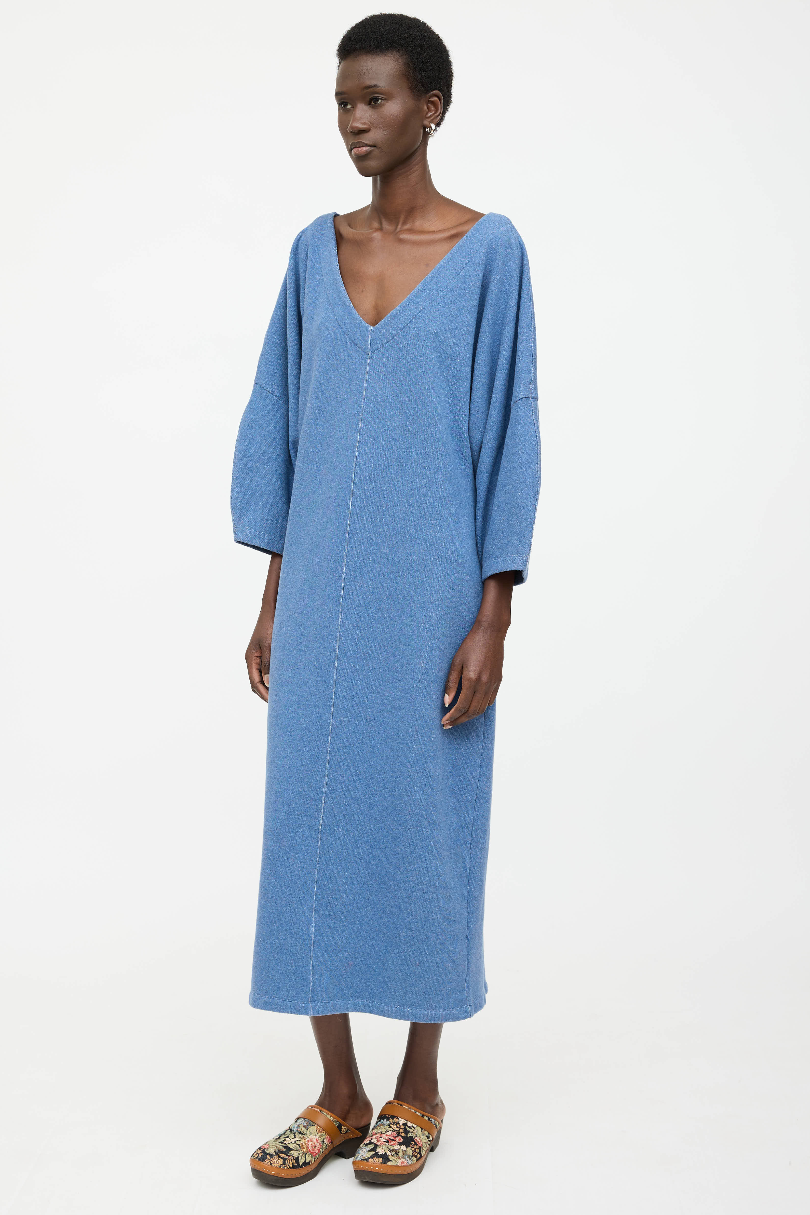 Mara Hoffman // V-Neck Sweater Dress – VSP Consignment