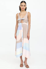 Mara Hoffman Colour Block Maxi Dress