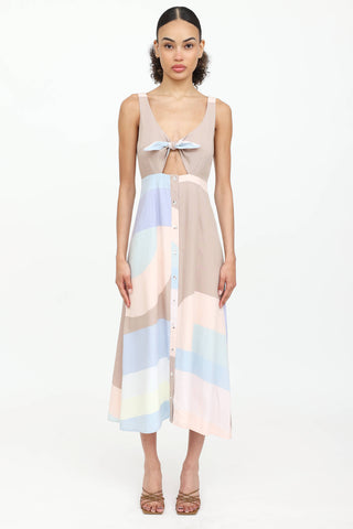 Mara Hoffman Colour Block Maxi Dress