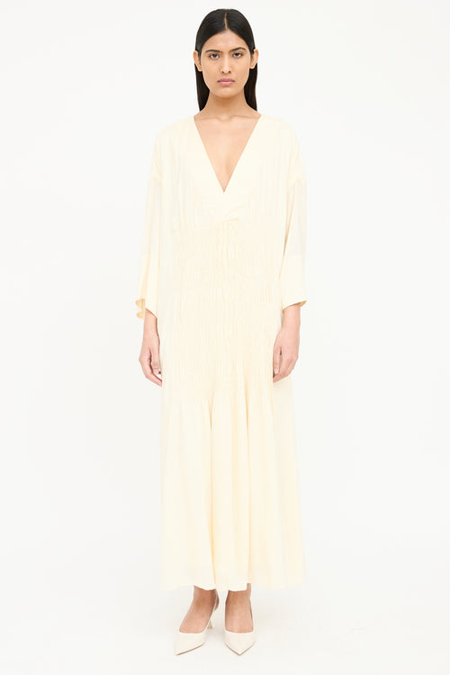 Mara Hoffman Smocked Panel Dress