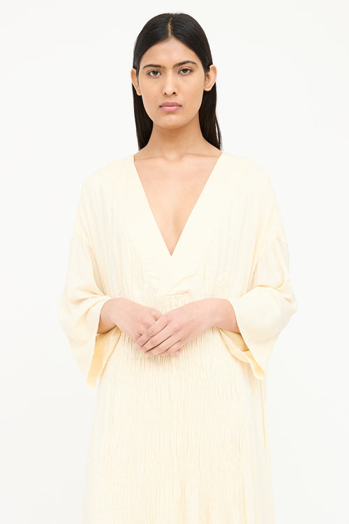 Mara Hoffman Smocked Panel Dress