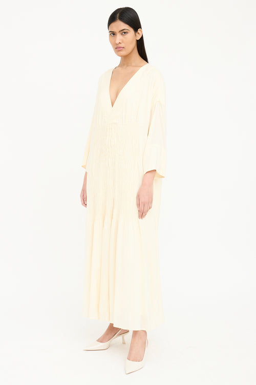 Mara Hoffman Smocked Panel Dress