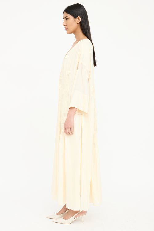 Mara Hoffman Smocked Panel Dress