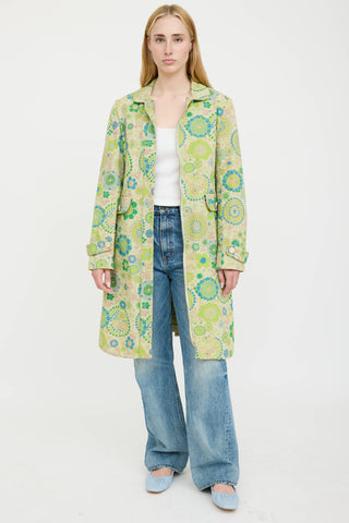 Marc Jacobs Textured Pattern Coat