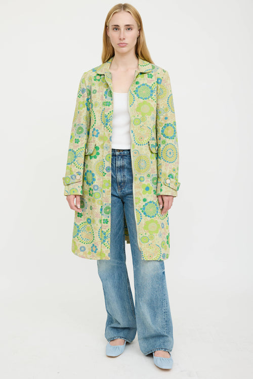 Marc Jacobs Textured Pattern Coat