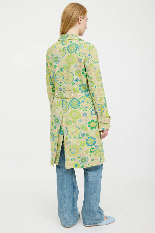 Marc Jacobs Textured Pattern Coat