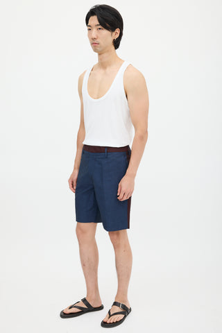 Marc Jacobs Navy & Red Shorts