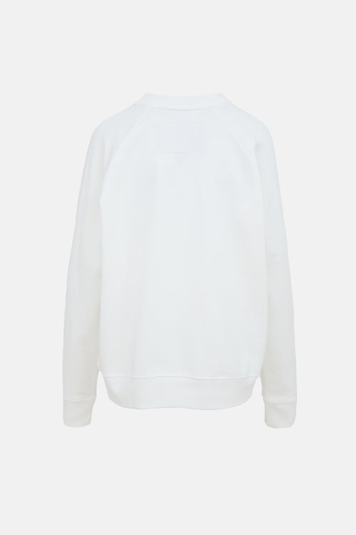 Marc Jacobs Rhinestone Logo Sweatshirt