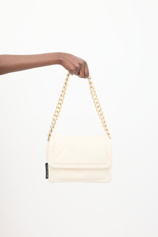 Marc Jacobs White Leather Pillow Bag