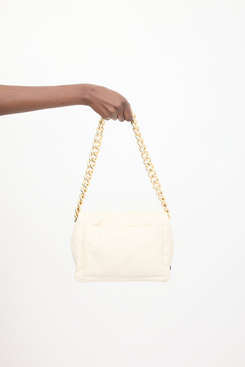 Marc Jacobs White Leather Pillow Bag