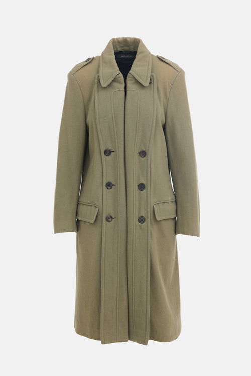 Marc Jacobs Wool Double Breasted Coat
