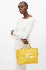 Marc Jacobs Yellow & White The Tote Bag