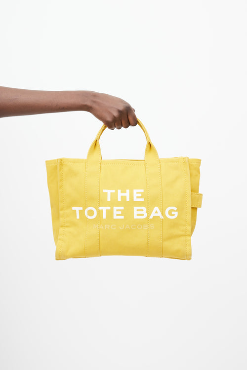 Marc Jacobs Yellow & White The Tote Bag