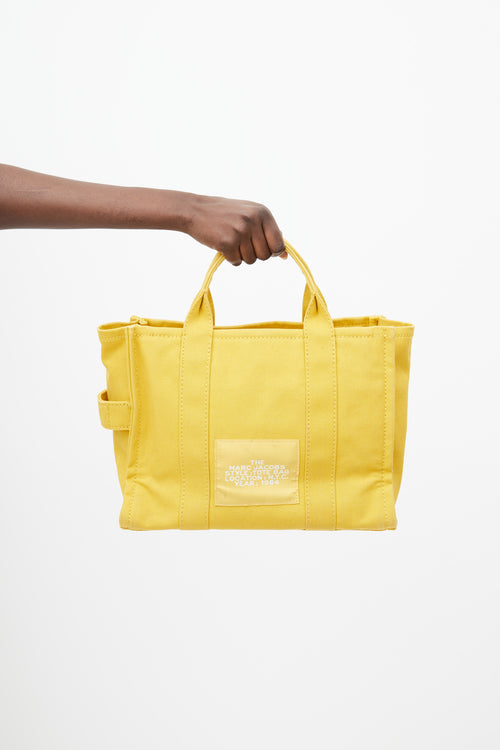 Marc Jacobs Yellow & White The Tote Bag